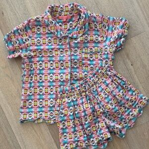 Brooks Ave Colorful Patterned Pajama Set